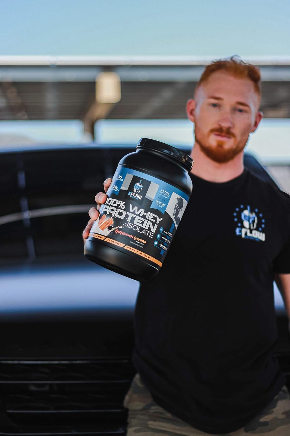 eFlow Nutrition Whey Protein Isolate with Digestive Enzymes - Gluten & Lactose-Free, Low Carb Post Workout Shake - Muscle Recovery - Fruity Cereal Flavor (26 Servings)