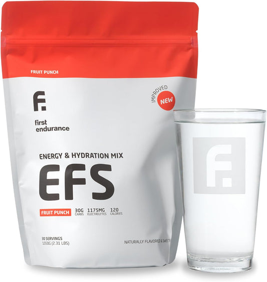 EFS Hydration & Endurance Drink Mix - Premium Carbohydrates for Energy & Performance, Electrolytes for Rapid Rehydration | Isotonic Energy Fuel for Running, Cycling, Triathlon | Fruit Punch