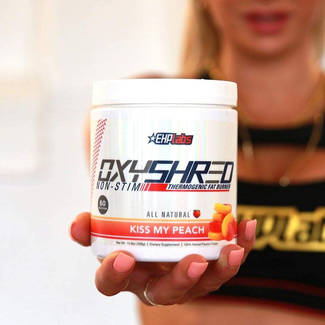 EHP Labs Non-Stim + Acetyl Bundle for Energy, Metabolism, & Brain Function with OxyShred & Acetyl L-Carnitine - Thermogenic Pre Workout & Shredding Supplement