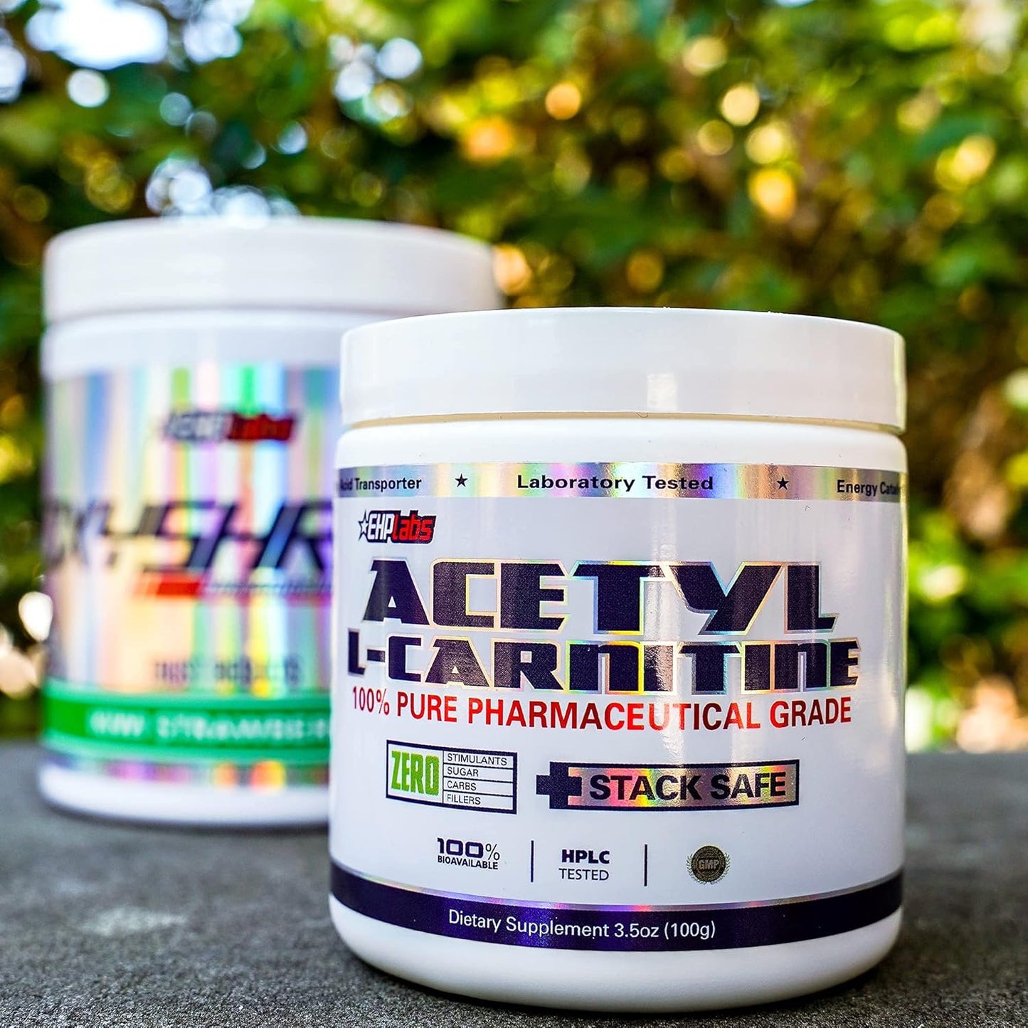 EHP Labs Non-Stim + Acetyl Bundle for Energy, Metabolism, & Brain Function with OxyShred & Acetyl L-Carnitine - Thermogenic Pre Workout & Shredding Supplement