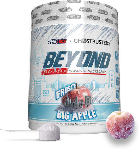EHP Labs x Ghostbusters Beyond BCAA Powder - Sugar Free Amino Acids Supplement for Muscle Recovery - 60 Servings
