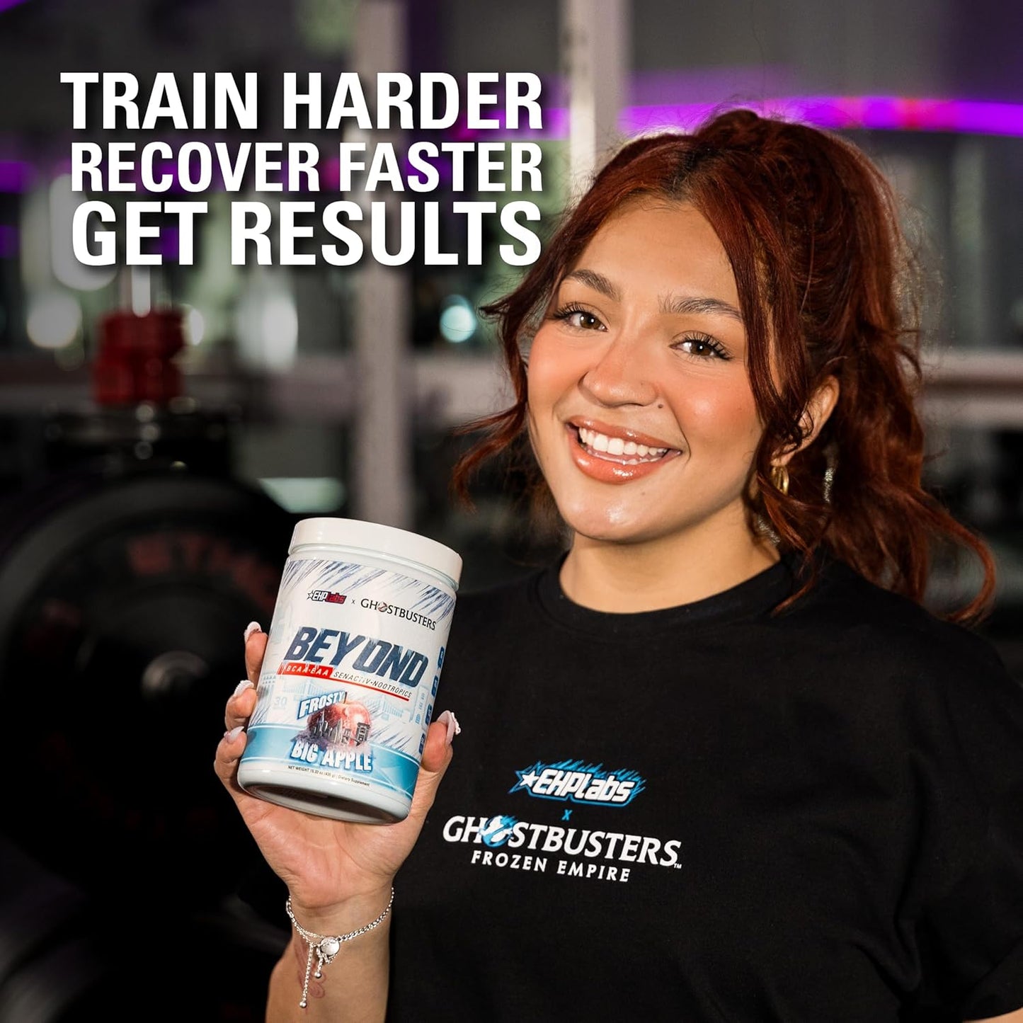 EHP Labs x Ghostbusters Beyond BCAA Powder - Sugar Free Amino Acids Supplement for Muscle Recovery - 60 Servings