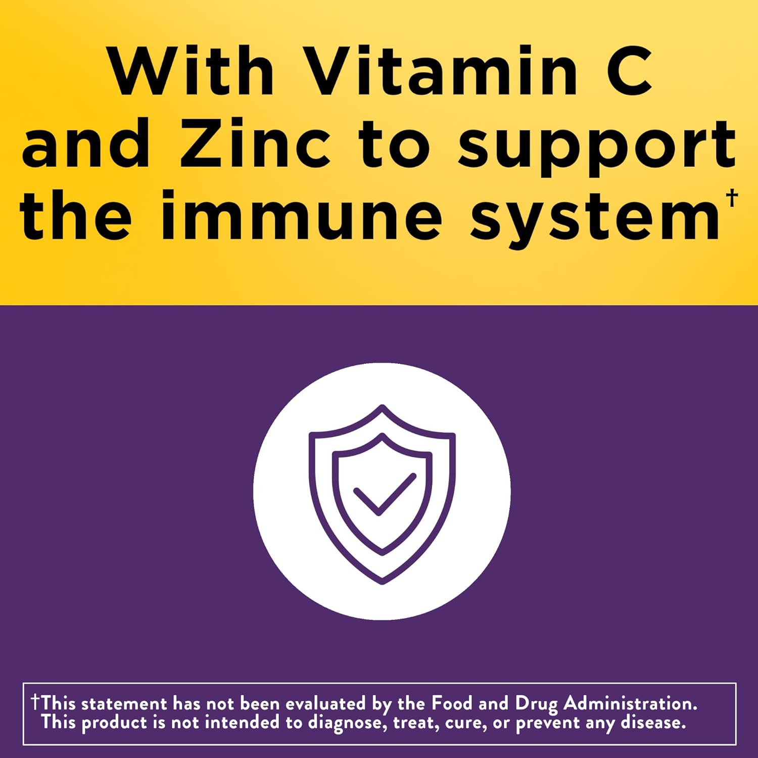 Elderberry 400mg Extract Capsules with Vitamin C and Zinc for Immune Support - 60 Day Supply