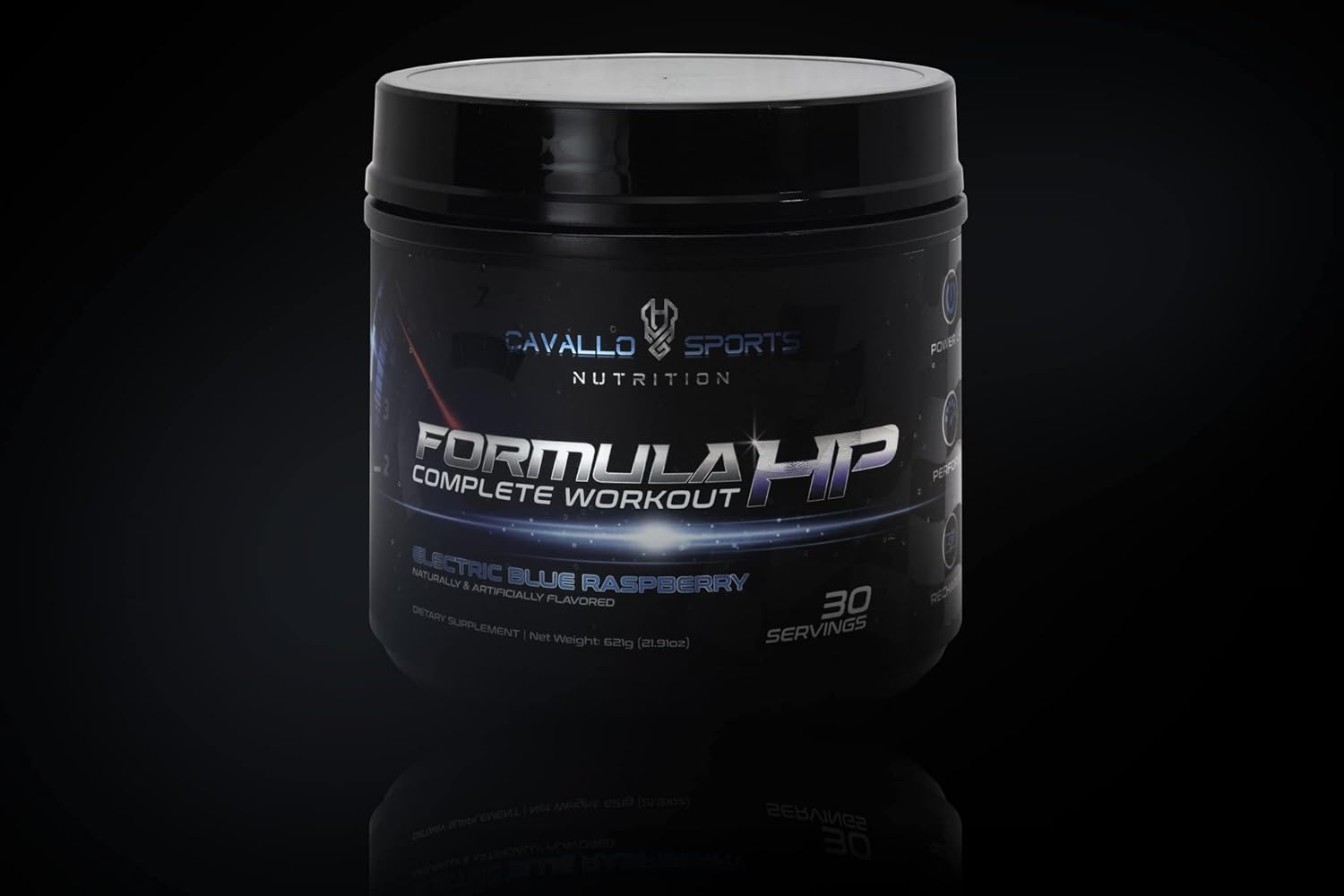 Electric Blue Raspberry Cavallo Sports Nutrition Formula HP for Complete Workouts