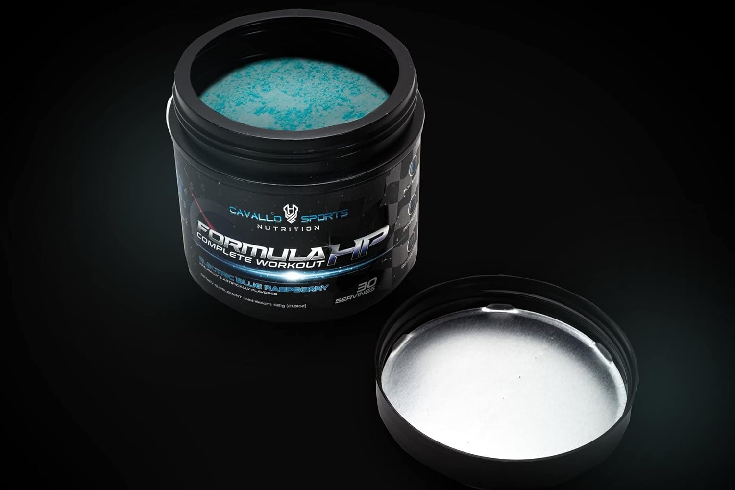 Electric Blue Raspberry Cavallo Sports Nutrition Formula HP for Complete Workouts