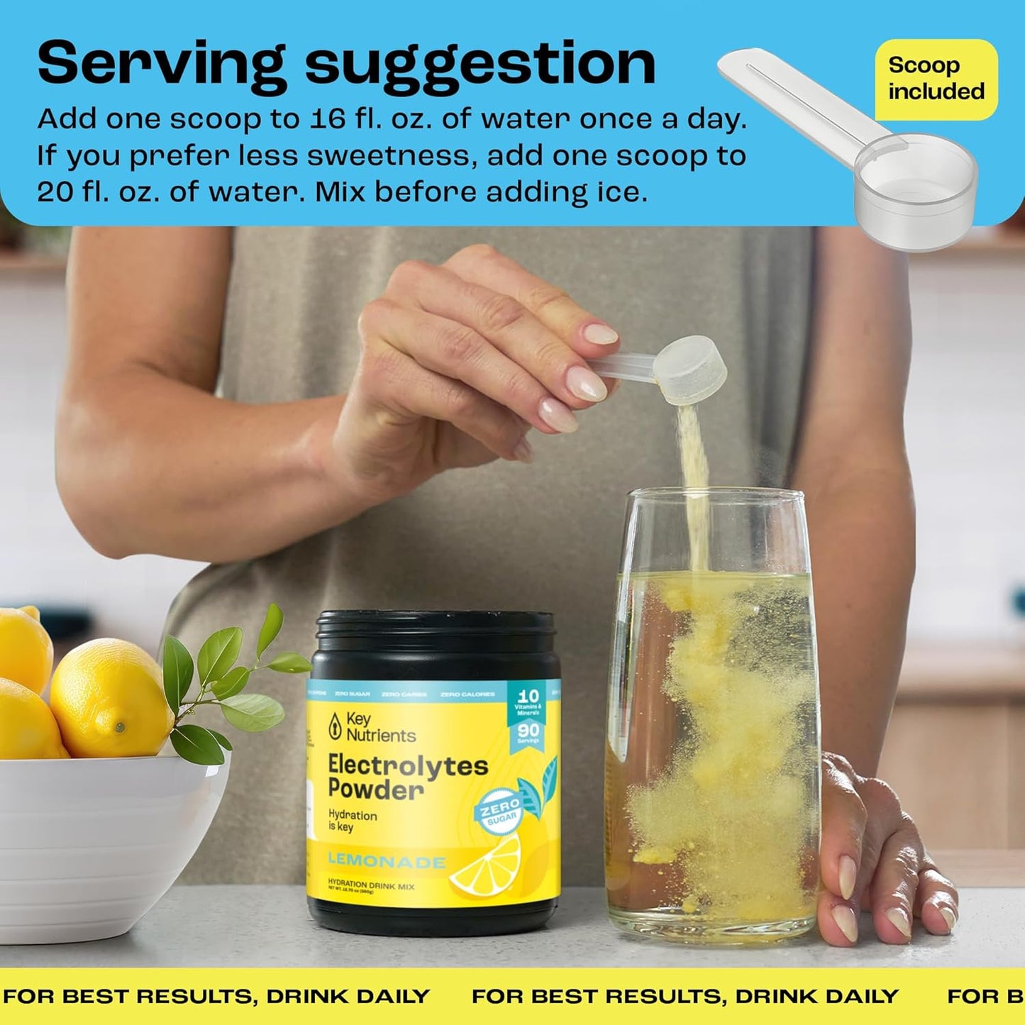 Electrolyte Essentials Bundle: Lemonade & Cherry Pom Hydration Boosters - No Sugar, No Calories, 90 Servings