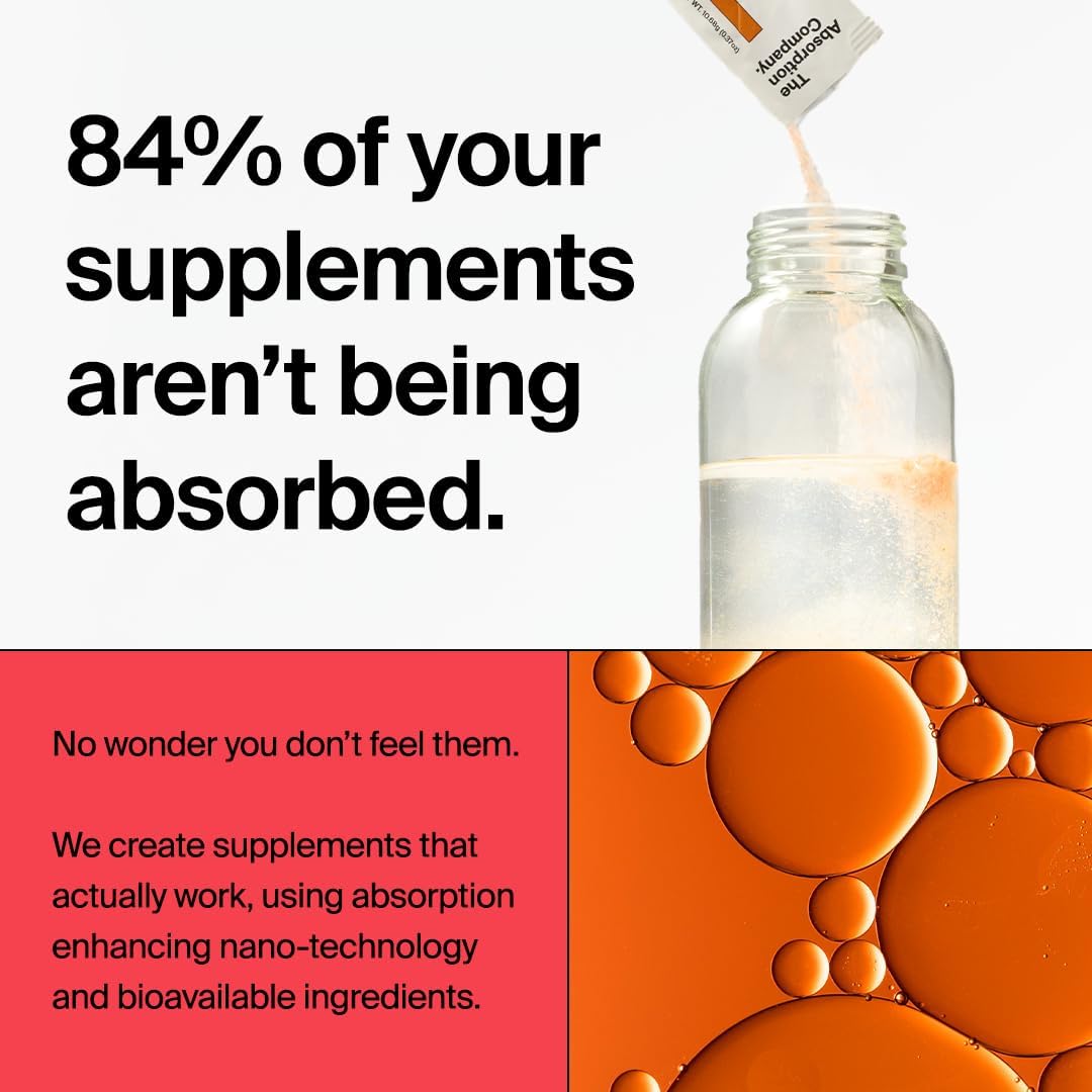Electrolyte Powder Packets with Glutathione, Vitamin C & B Vitamins - Mango Lemonade Flavor - 28 Sticks - Workout Recovery & Hydration Drink Mix by The Absorption Company Restore