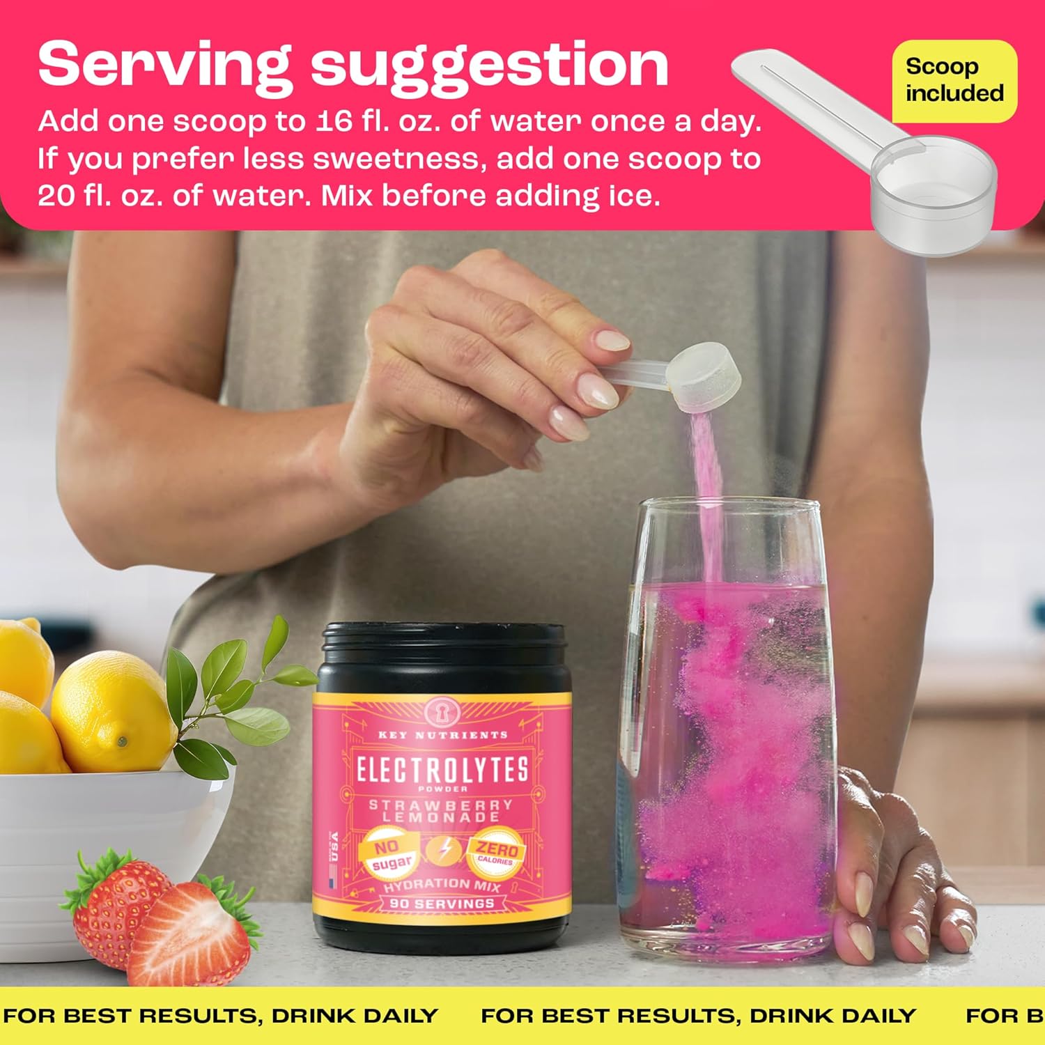 Electrolyte Power Duo: Tropical Peach Mango & Strawberry Lemonade - Hydration & Endurance, 180 Servings