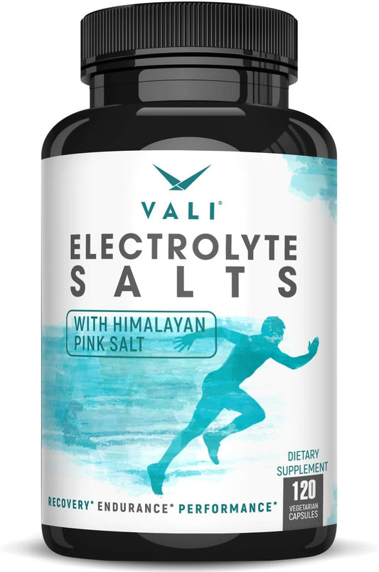 Electrolyte Salts Rapid Oral Rehydration Pills - Hydration Nutrition Supplement for Fast Recovery & Relief - Keto Mineral Tablets - 120 Capsules