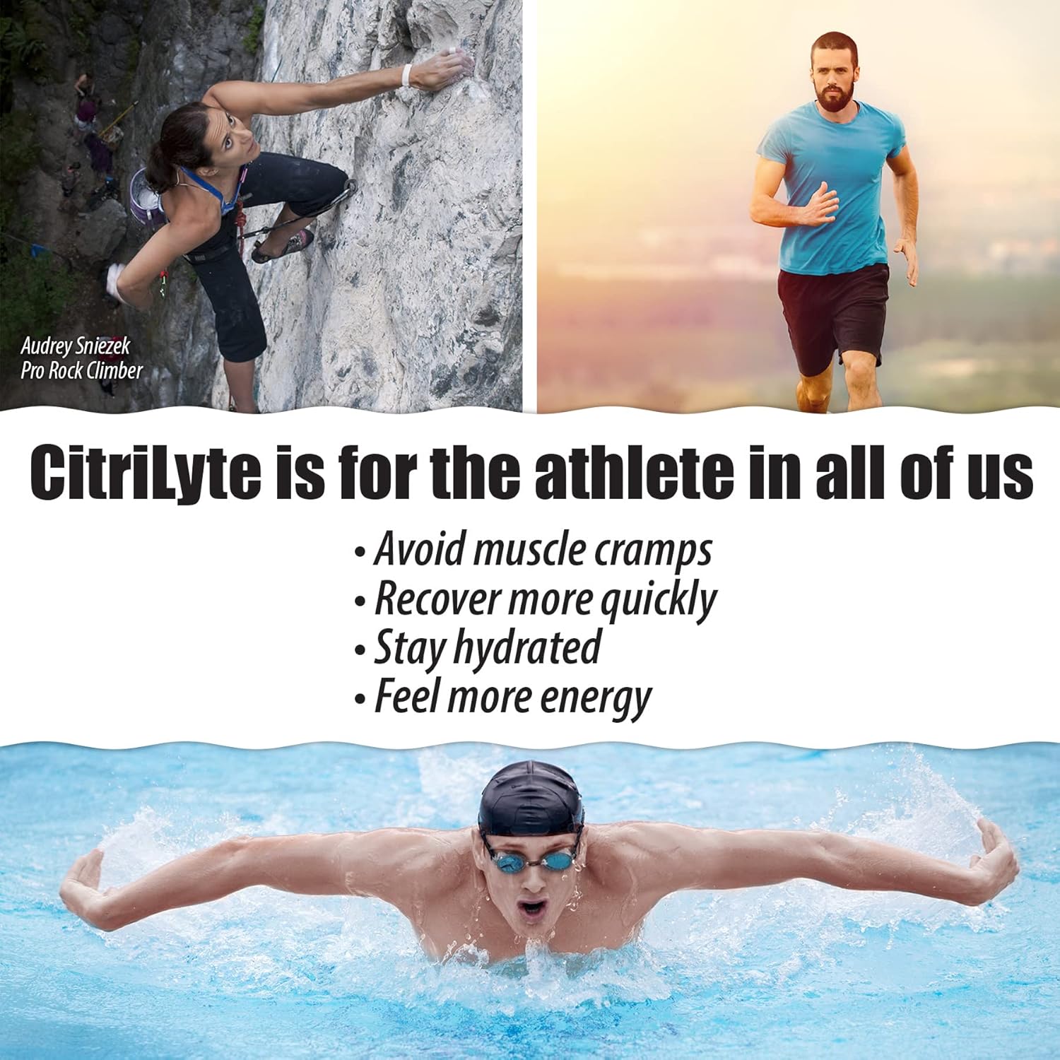 Elete CitriLyte Electrolyte Add-in Drops - Natural Hydration Supplement with Lemon Flavor - Muscle Cramp Relief - 32 oz