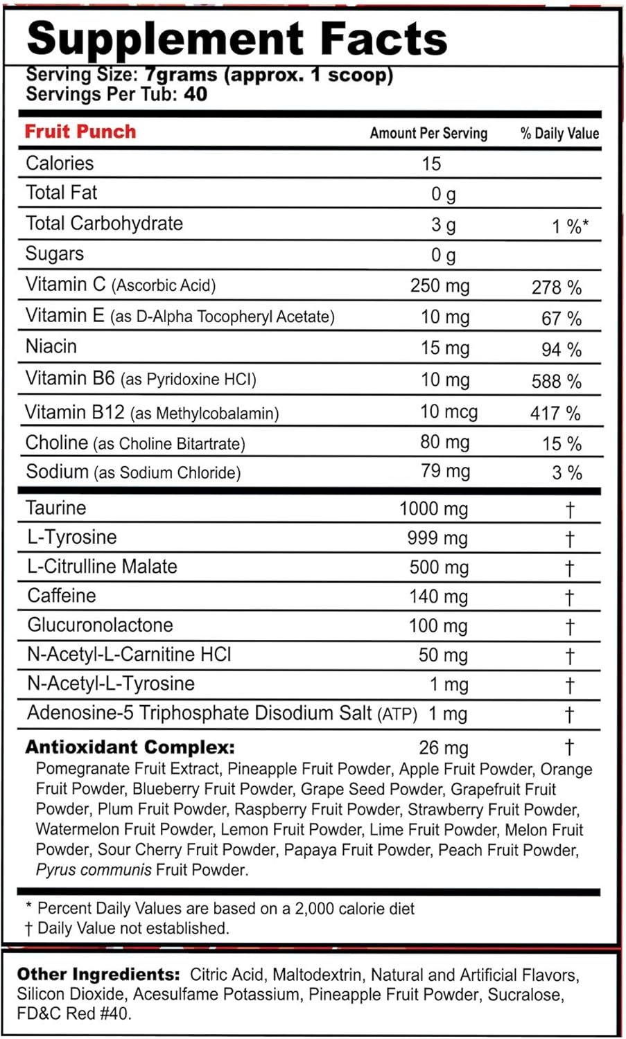 Elite Energy Formula: G Fuel Hype Sauce Energy Powder - Sugar Free Focus Supplement with Clean Caffeine (40 Servings, Fruit Punch)