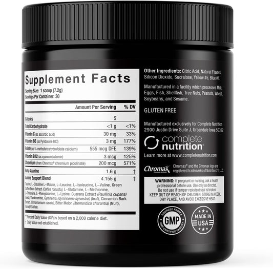 Elite Gold Amino Uptake Green Apple Supplement - Boost Energy & Muscle Recovery with Beta Alanine & L Citrulline - 30 Servings