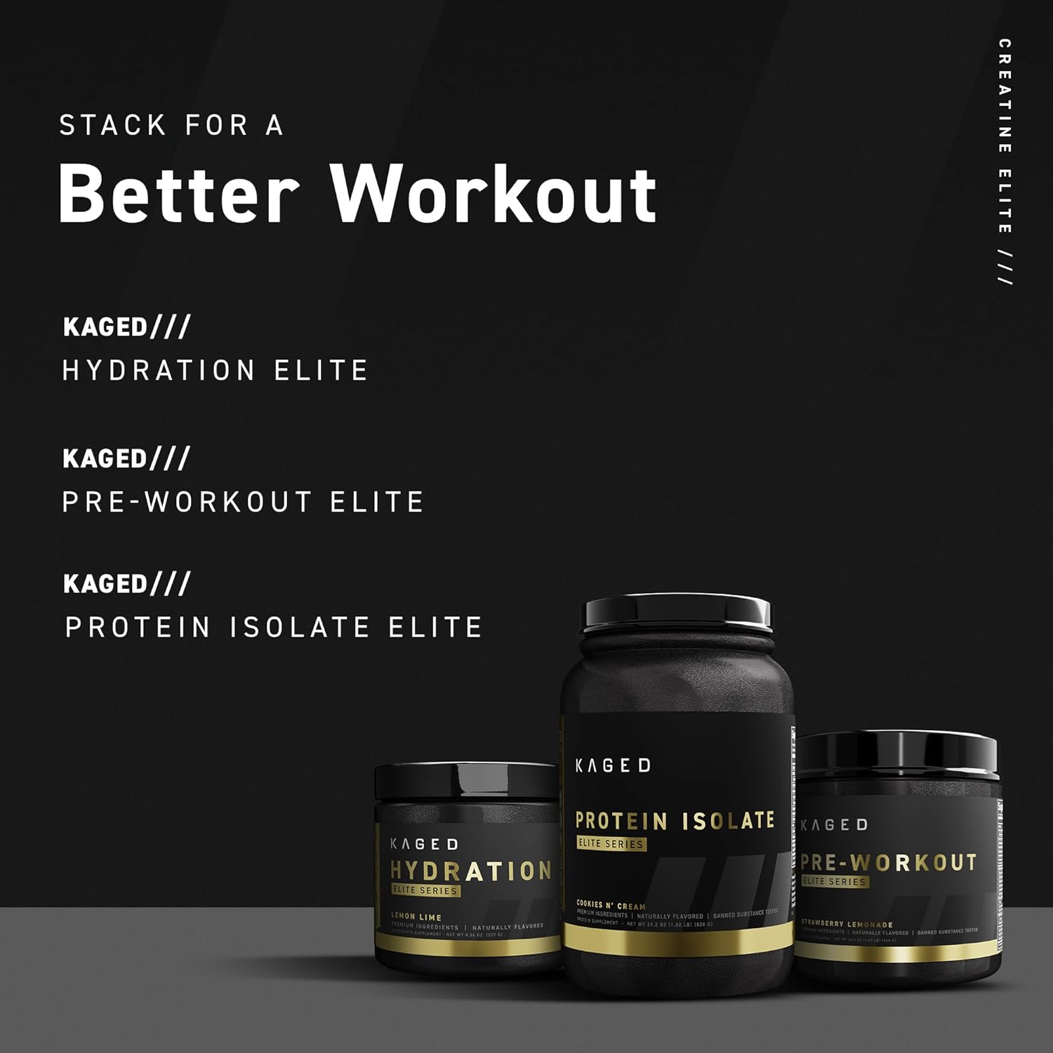 Elite Unflavored Creatine Monohydrate Capsules for Muscle Recovery & Growth | Vegan, Gluten Free, No Sugar Added | Men & Women's Supplement