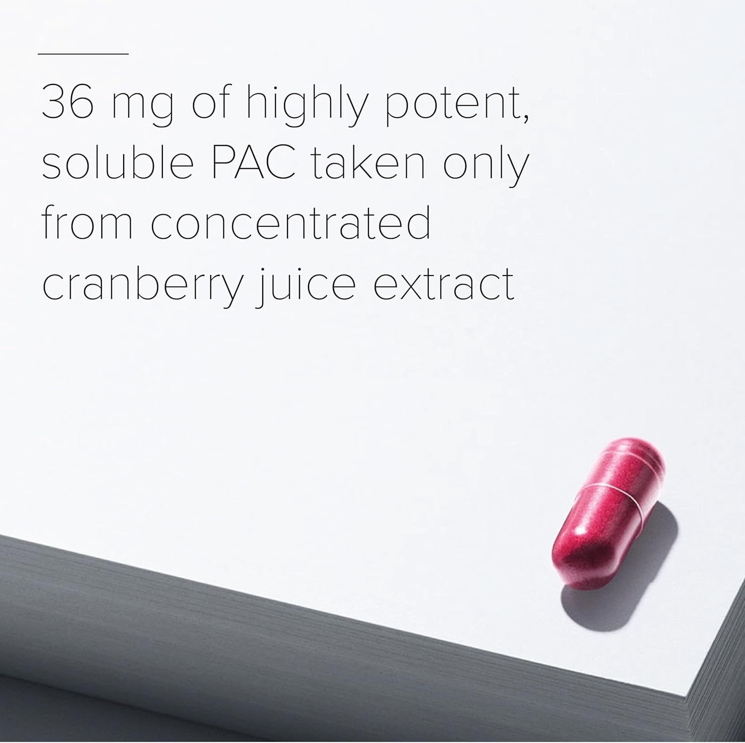 ellura Solv Wellness Cranberry Supplement: Clinically Proven for UTI Prevention, 36mg PAC, 90 Capsules