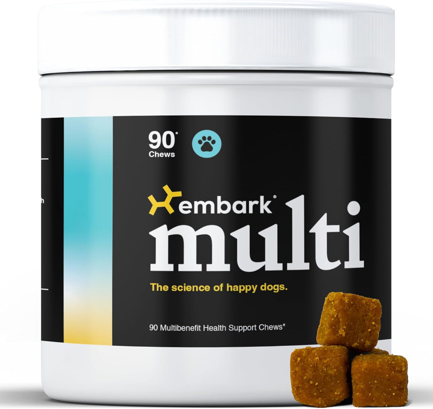 Embark Dog Multibenefit Soft Chews - All-in-One Supplement for Joint, Skin, Coat, Brain, and Immune Health - Vet-Formulated Natural Ingredients - 90 Chews