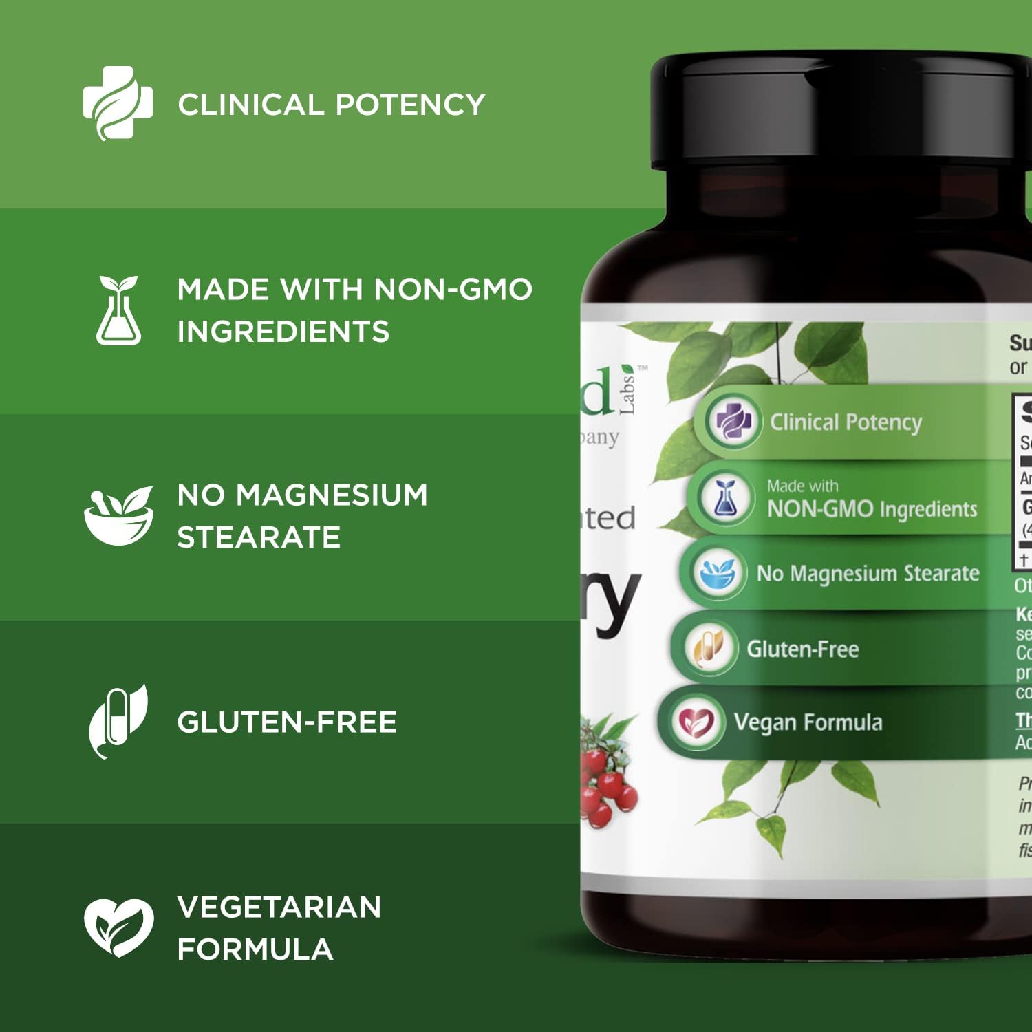 Emerald Labs Goji Berry Capsules - Immune & Liver Support with Antioxidants - Vegan, Gluten-Free - 60 Veg Caps
