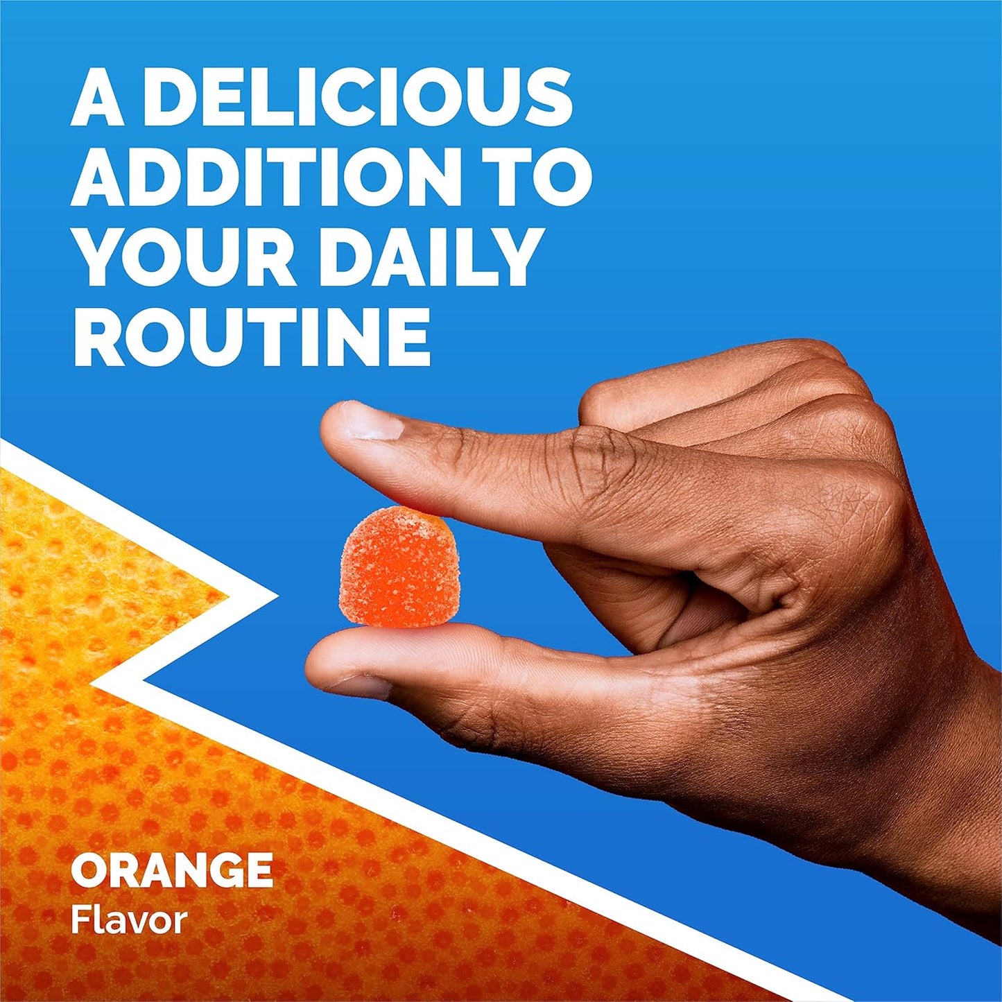 Emergen-C Immune+ Gummies with BetaVia, 1000mg Vitamin C, B Vitamins, Vitamin D, Antioxidants - Super Orange, 45 Count