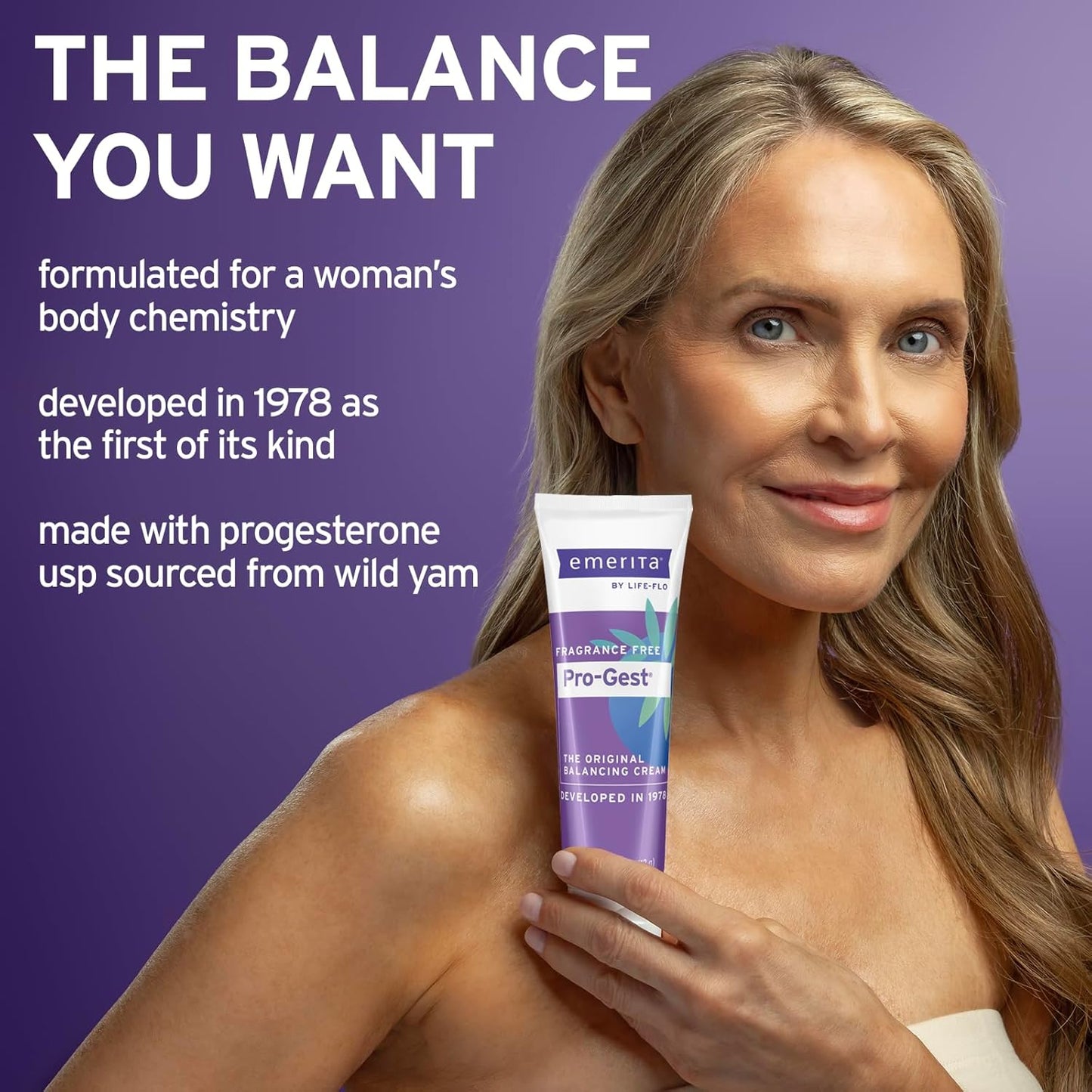 Emerita Pro-Gest Cream 4 oz - Paraben Free Formula for Hormone Balance