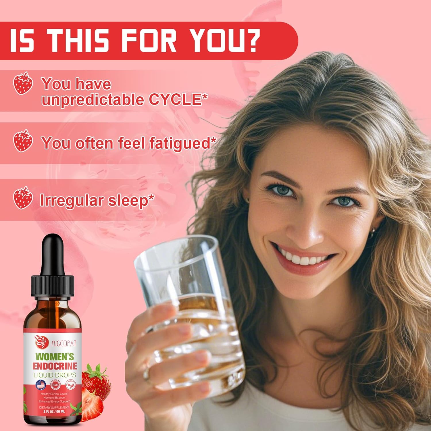 Endocrine Support Bundle: Migcopat Fiber Gummies and Liquid Drops