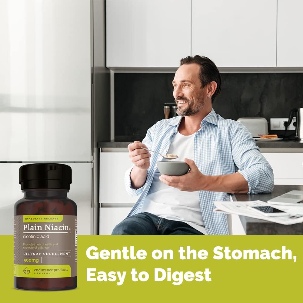 Endurance Products EPC Company NAD+ Niacinamide B3 500mg Immediate Release Vitamin B-3 - 200 Tablets