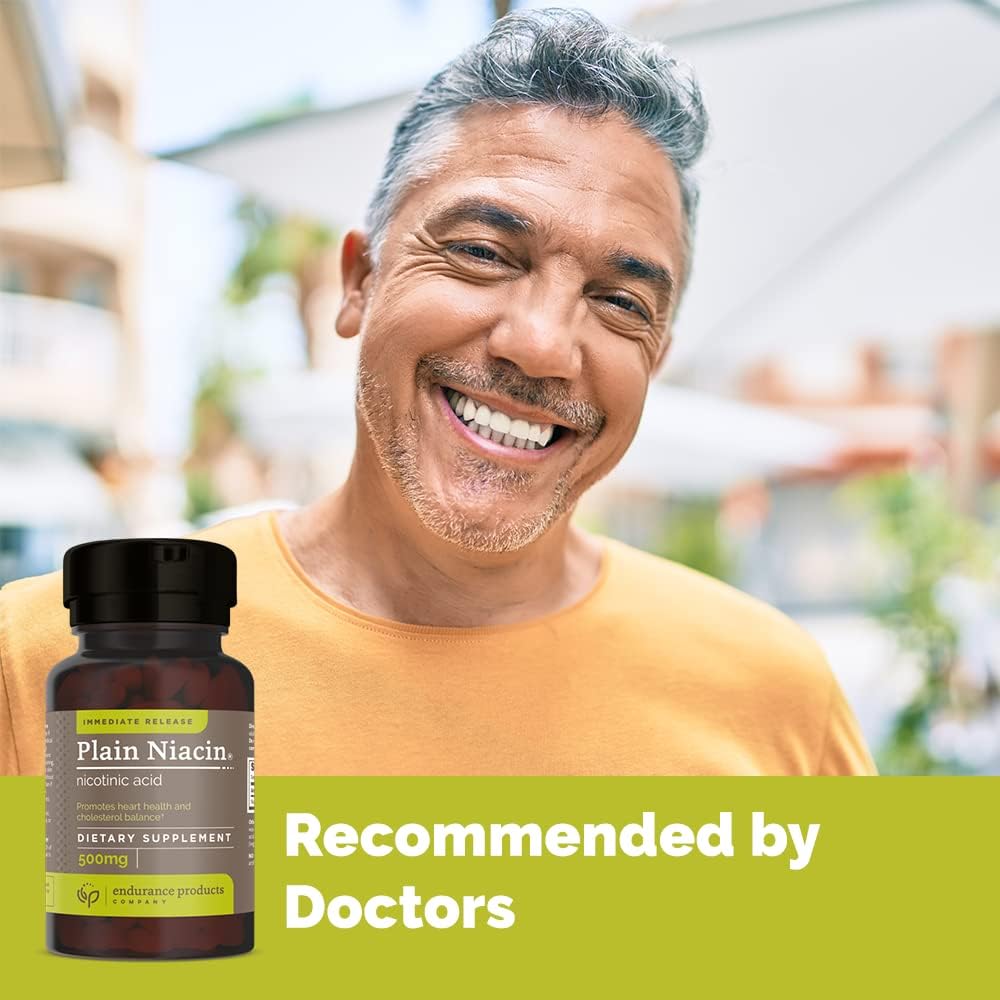 Endurance Products EPC Company NAD+ Niacinamide B3 500mg Immediate Release Vitamin B-3 - 200 Tablets