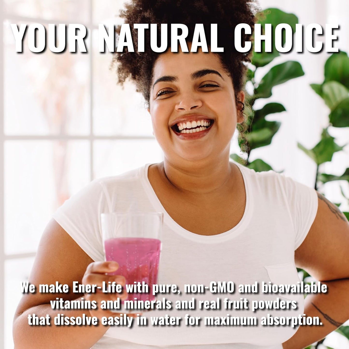 Ener-C Variety Pack Multivitamin Drink Mix Powder with Vitamin C 1000mg & Electrolytes - Natural Energy & Immune Support - Non-GMO Vegan & Gluten Free - 60 Count