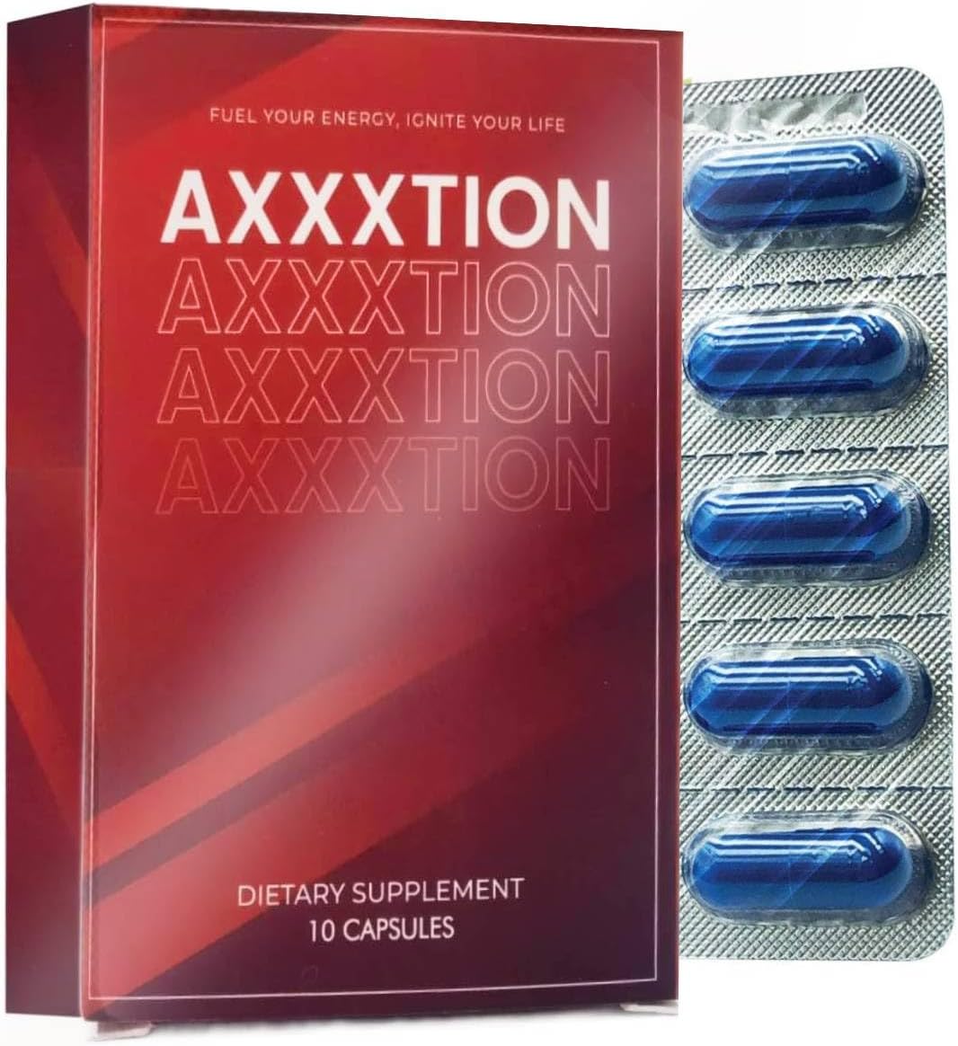 Energy and Vitality Boost with AXXXTION Nutrition – Natural Extracts, Introductory Offer (10 Pack)