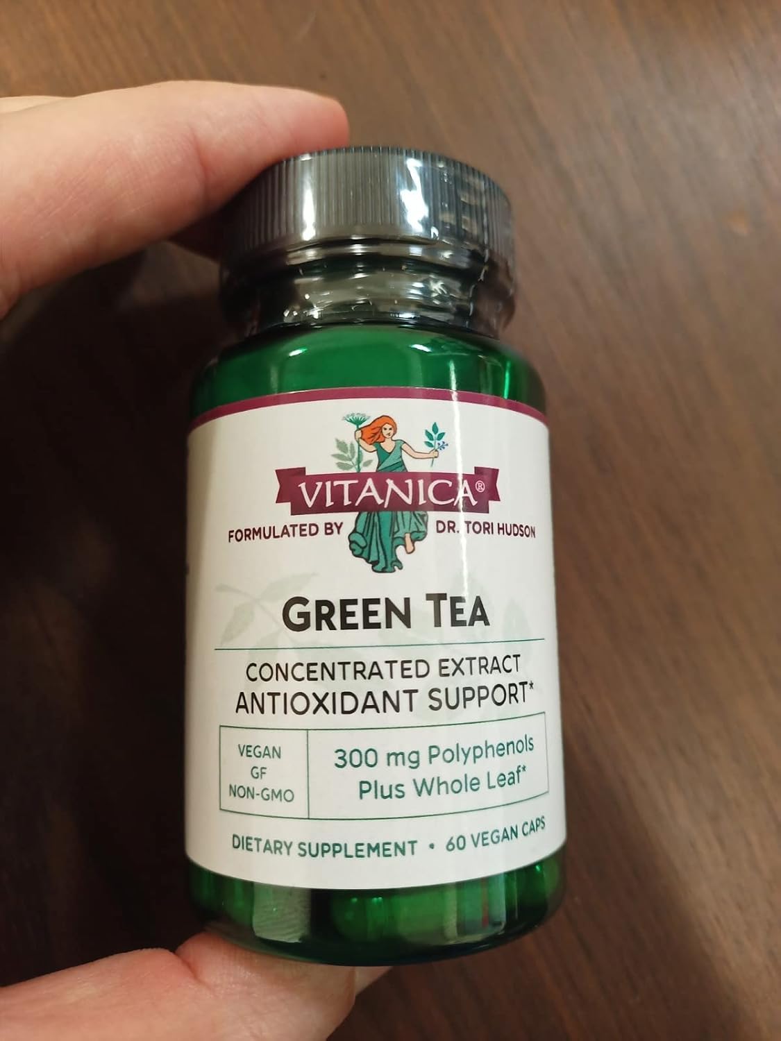 Energy-Boosting Green Tea Extract Capsules with High EGCG, Polyphenols, and Catechins - Vegan Antioxidant and Immune Support - 60 Capsules