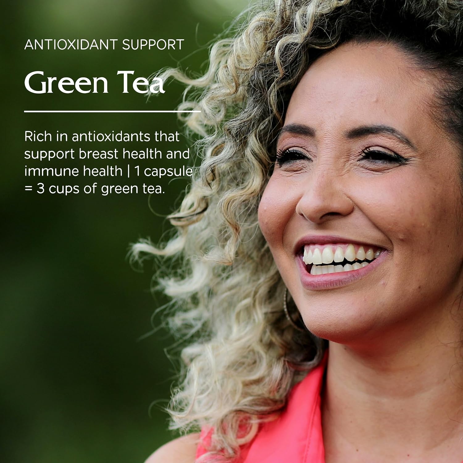 Energy-Boosting Green Tea Extract Capsules with High EGCG, Polyphenols, and Catechins - Vegan Antioxidant and Immune Support - 60 Capsules