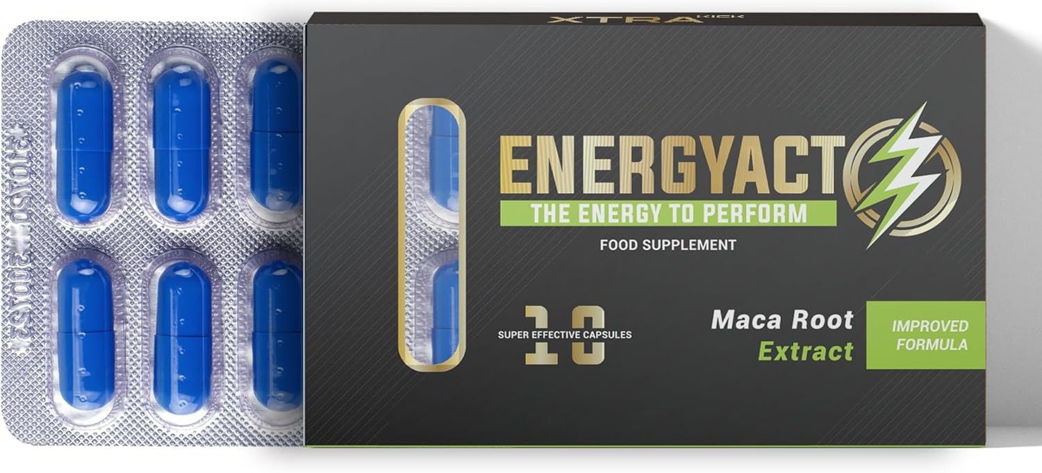 ENERGYACT Blended Sports Nutrition Bars - Fuel Your Endurance and Energy Levels (10 Pack)
