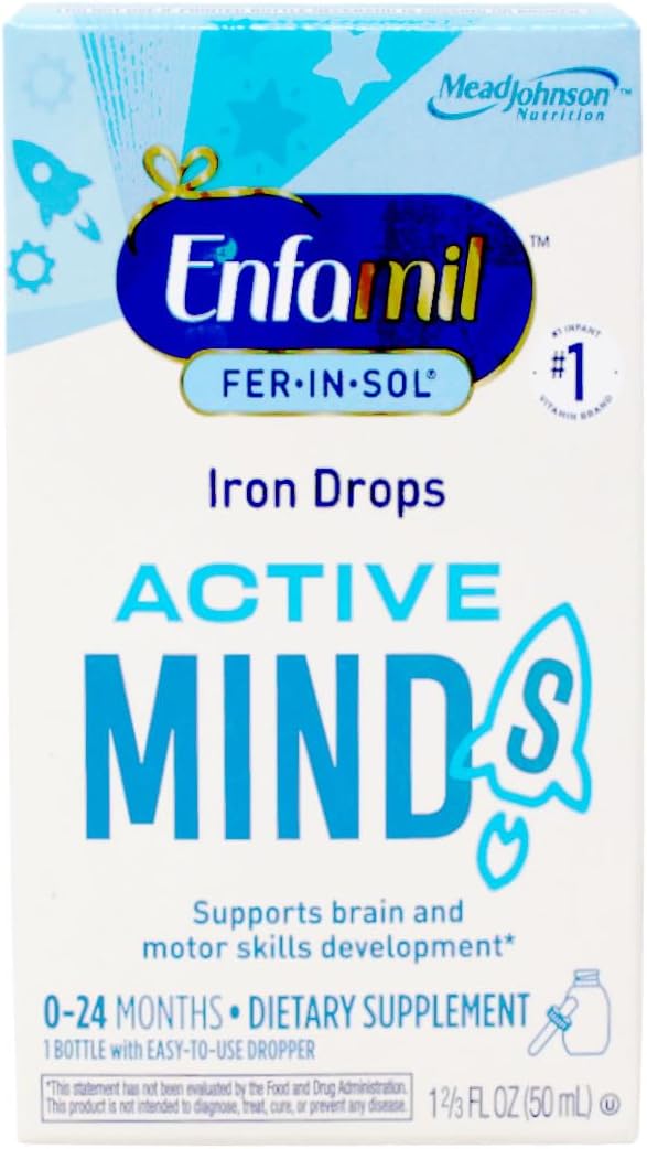 Enfamil Fer-In-Sol Iron Supplement Drops - 1.66 oz, 3 Pack