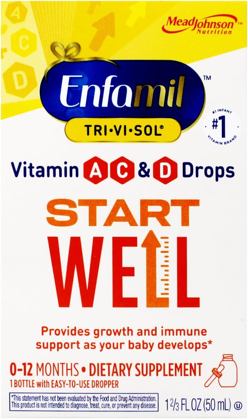 Enfamil Tri-Vi-Sol Infant Supplement Drops with Vitamins A, D, & C - 50 mL