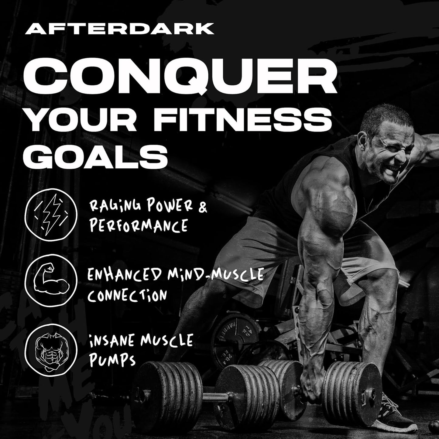 Enhanced Mind-Muscle Connection Pre-Workout Powder with Potent Nootropic Blend, Vegan, Gluten-Free, Soy-Free - 400mg Caffeine, No Crash