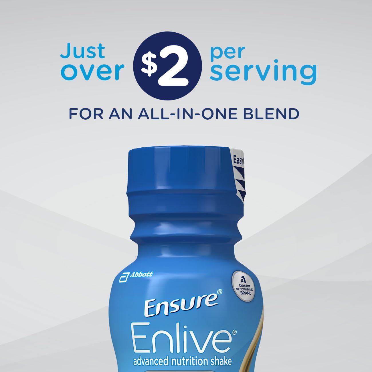 Enlive Advanced Nutrition Shake Vanilla Meal Replacement Shakes 16ct - 20g Protein