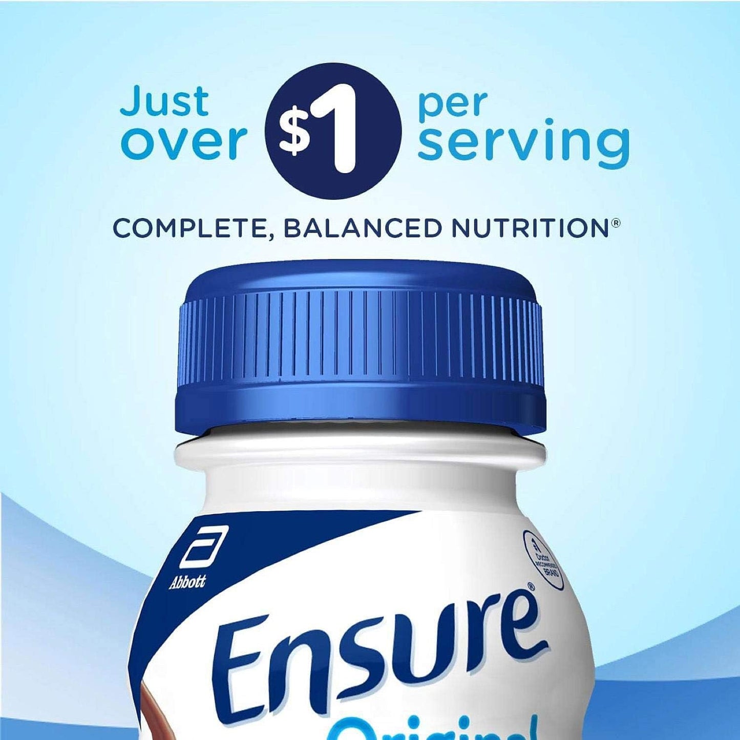 Ensure Original Nutrition Shake Chocolate Milk - 192 Fl Oz (Pack of 24) - 8 oz bottles