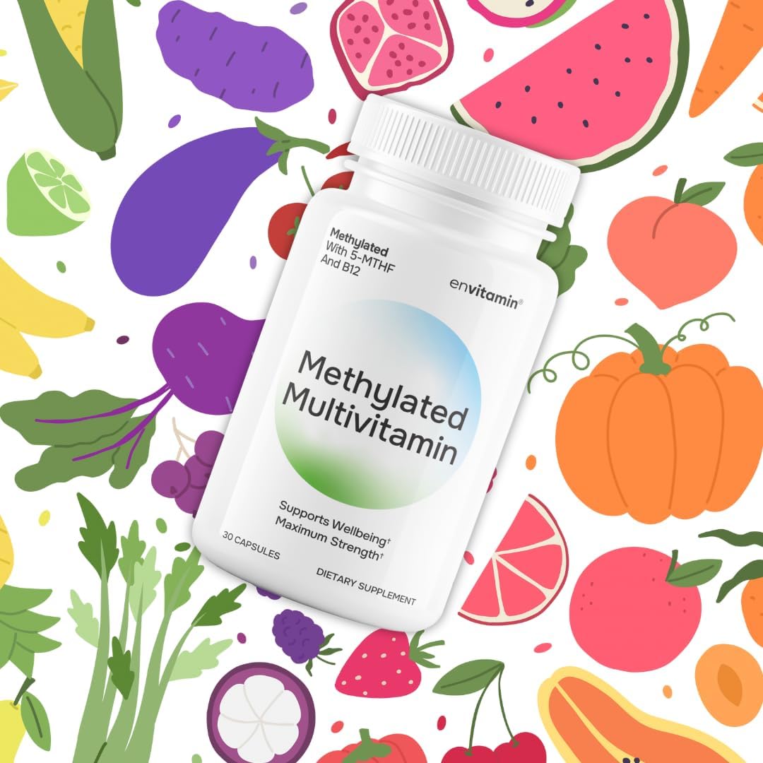envitamin Methylated Multivitamin Complex with L-Methylfolate - Twin Pack for Optimal Nutrient Absorption
