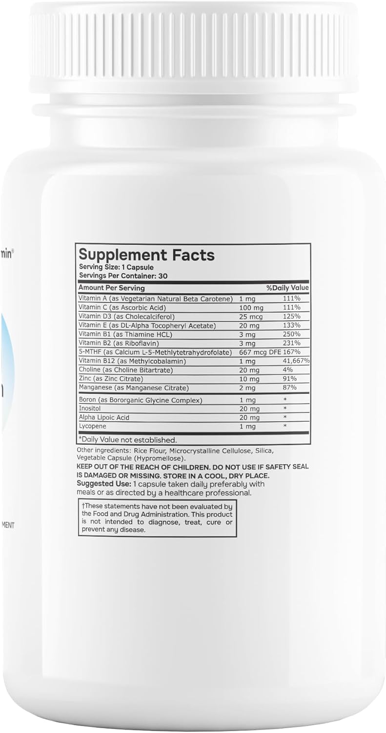 envitamin Methylated Multivitamin Complex with L-Methylfolate - Twin Pack for Optimal Nutrient Absorption