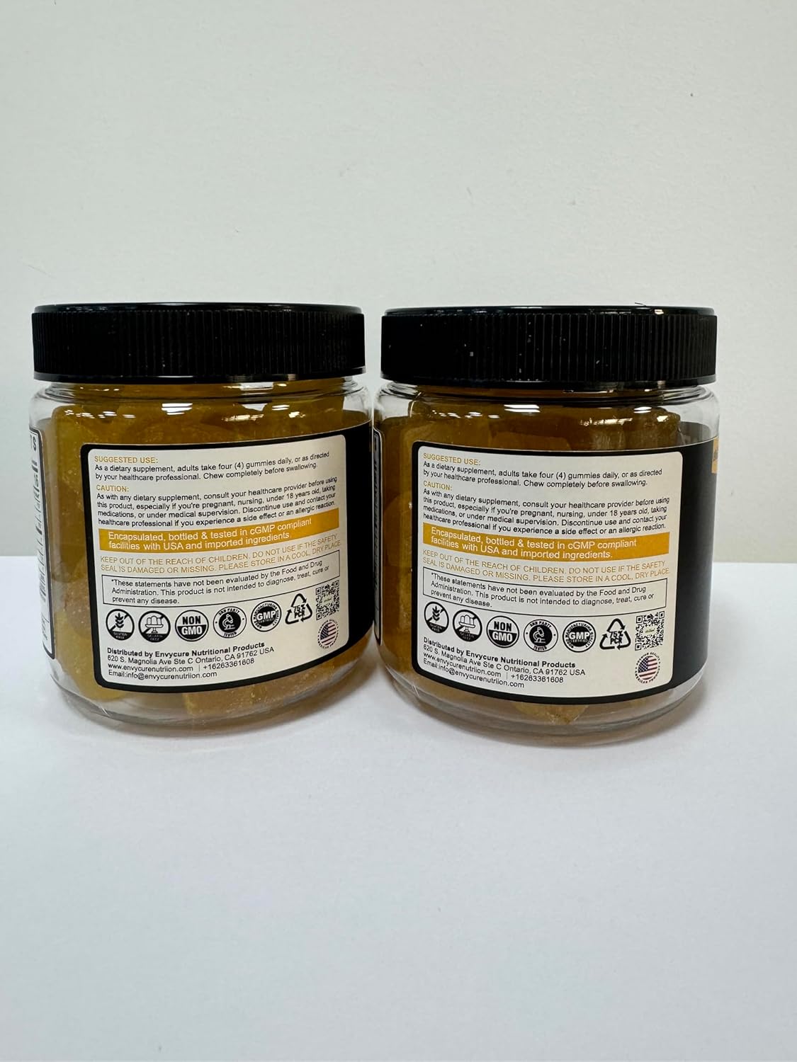 envycure Creatine Gummies with BCAA, Collagen, L-Taurine, Vitamin B12 & D3 - Natural Lemon Flavor, Sugar Free - 5g Creatine Per Serving - 30 Servings, 120 Count