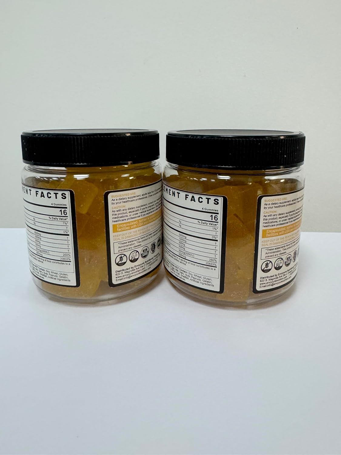 envycure Creatine Gummies with BCAA, Collagen, L-Taurine, Vitamin B12 & D3 - Natural Lemon Flavor, Sugar Free - 5g Creatine Per Serving - 30 Servings, 120 Count