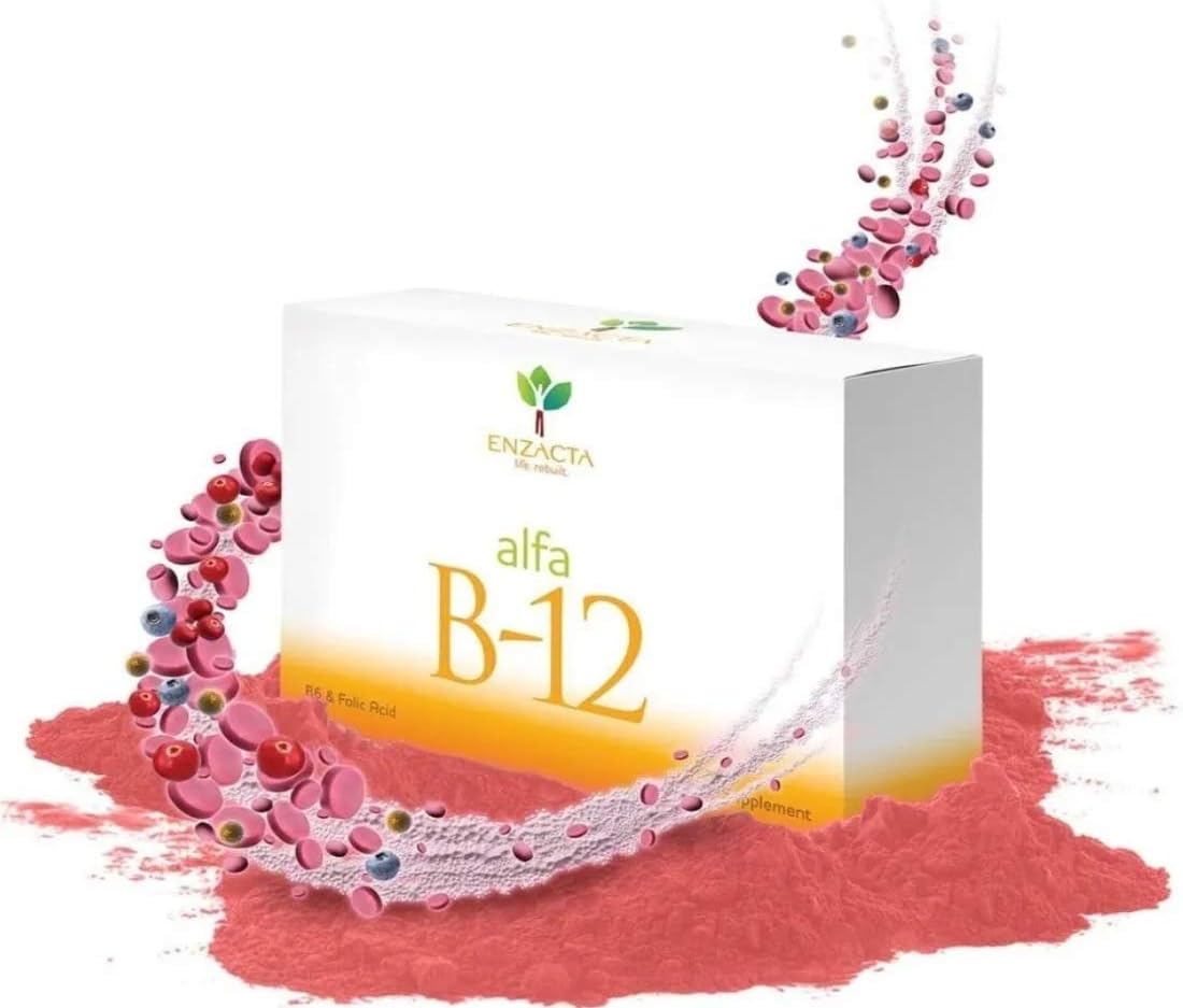 Enzacta Alfa B-12 Tablets - Boost Energy and Immunity with 30 Tablets