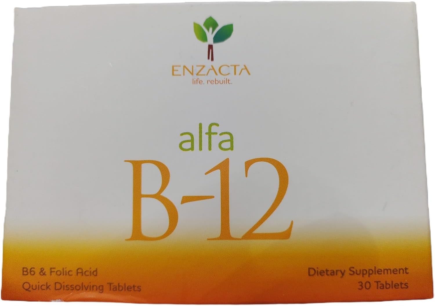 Enzacta Alfa B-12 Tablets - Boost Energy and Immunity with 30 Tablets