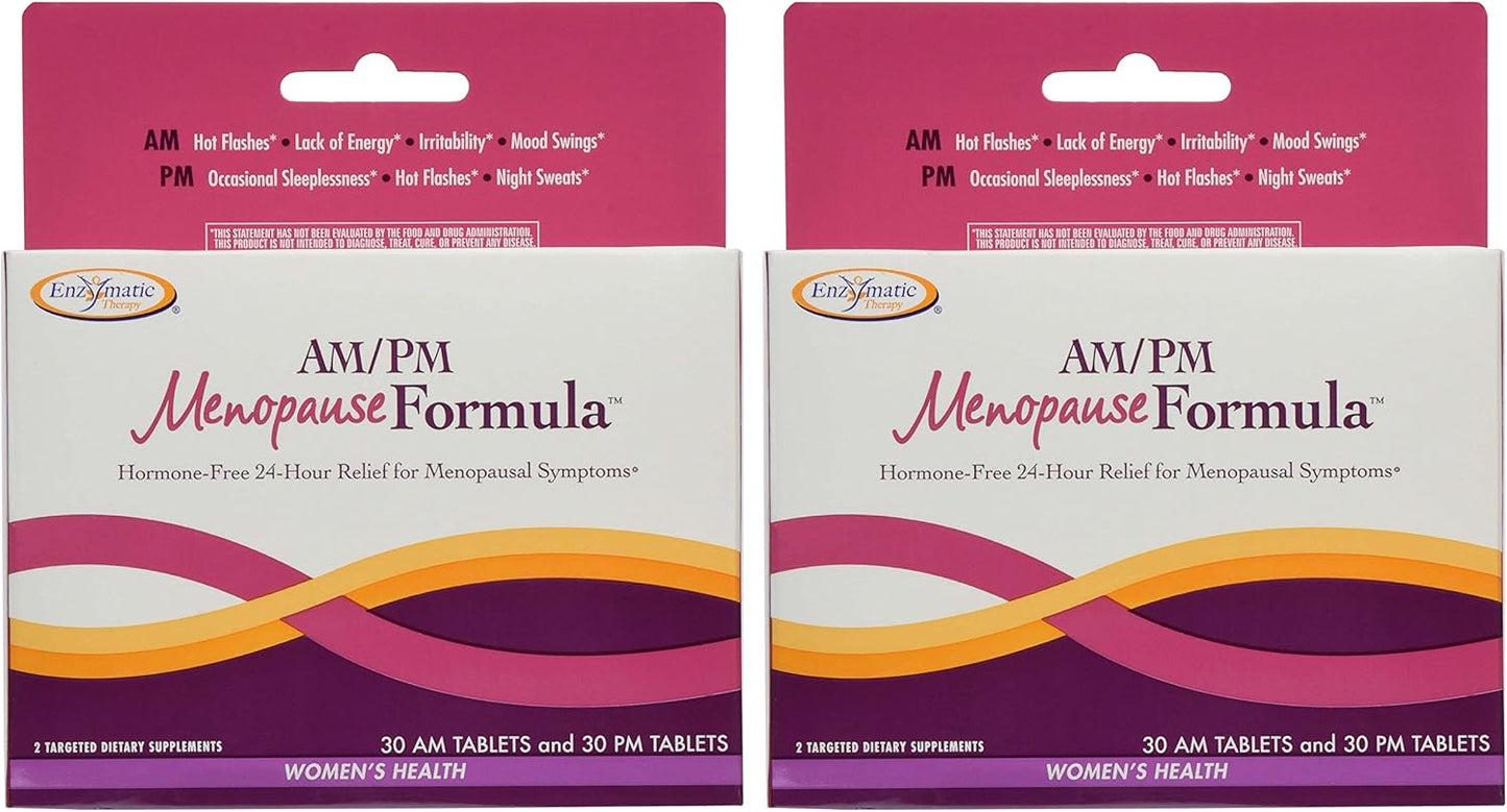 Enzymatic Therapy Nature's Way Menopause Hormone-Free Formula for Daytime Energy & Restful Sleep, 120 Count