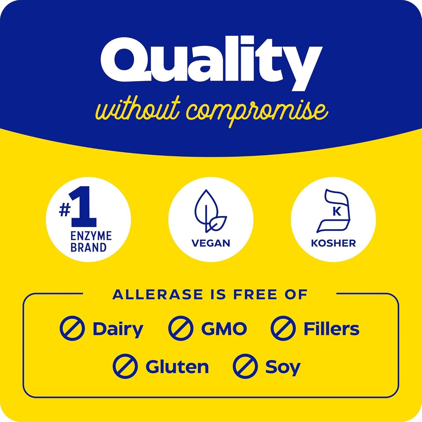 Enzymedica Allerase 60ct Non-Drowsy Enzyme Supplement for Seasonal Mucus Relief