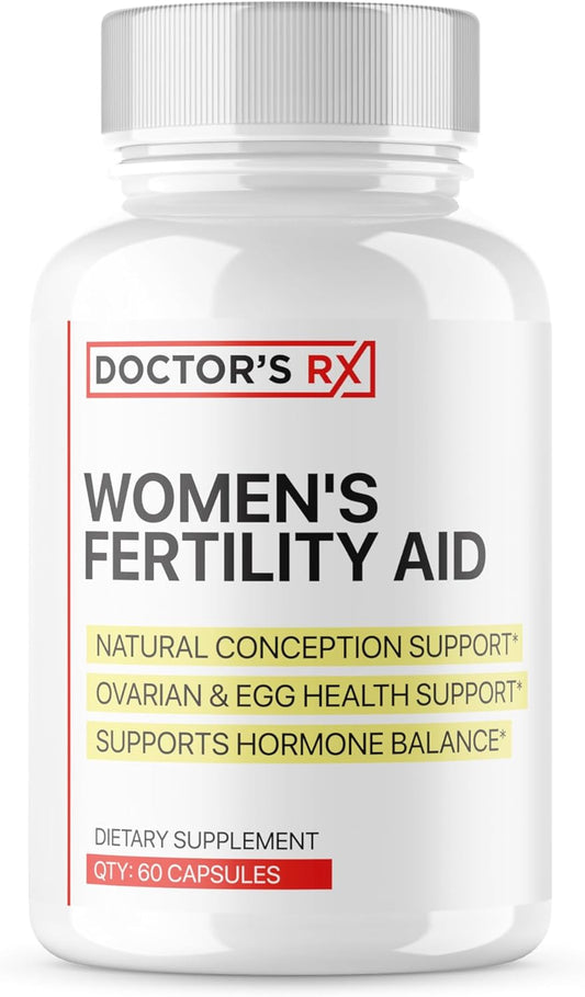 EPN Supplements Doctor's RX | Best Female Fertility Prenatal Supplement for Conception, Egg Health, & Hormone Balance | Ultra Dosed + 14 Ingredients | 3rd Party Tested - 60 Capsules