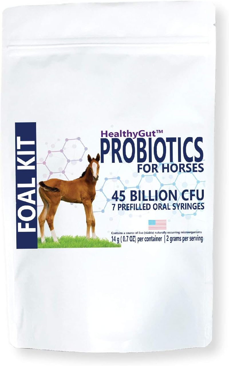 Equa Holistics HealthyGut Foal Kit: All-Natural Dietary Supplement for Horses (14g)