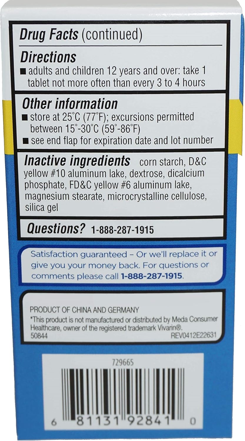 Equate Stay Awake Alertness Aid with Caffeine 200mg - Reduces Fatigue - 80 Tablets x2