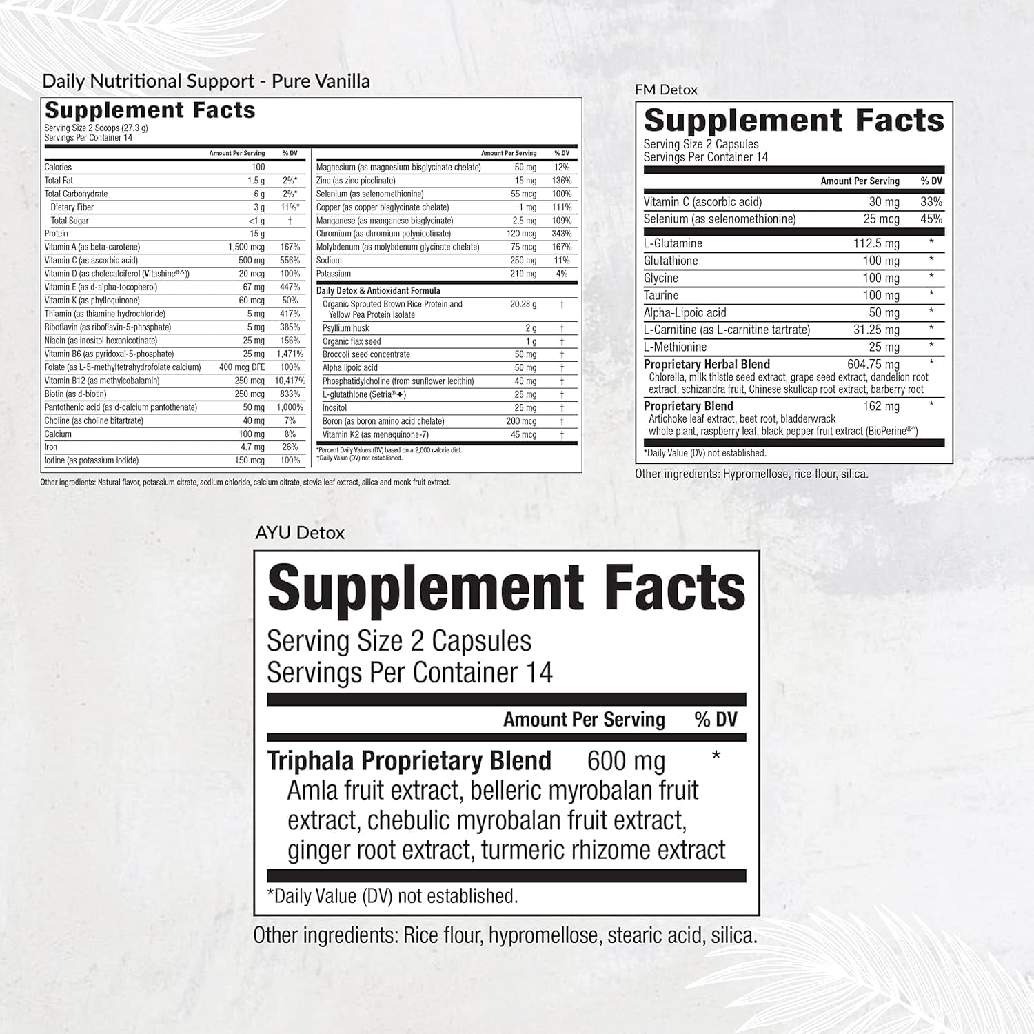 Equilife Dr. Cabral Detox Vanilla 7-Day Cleanse for Energy, Clarity, and Wellness - 14 Servings