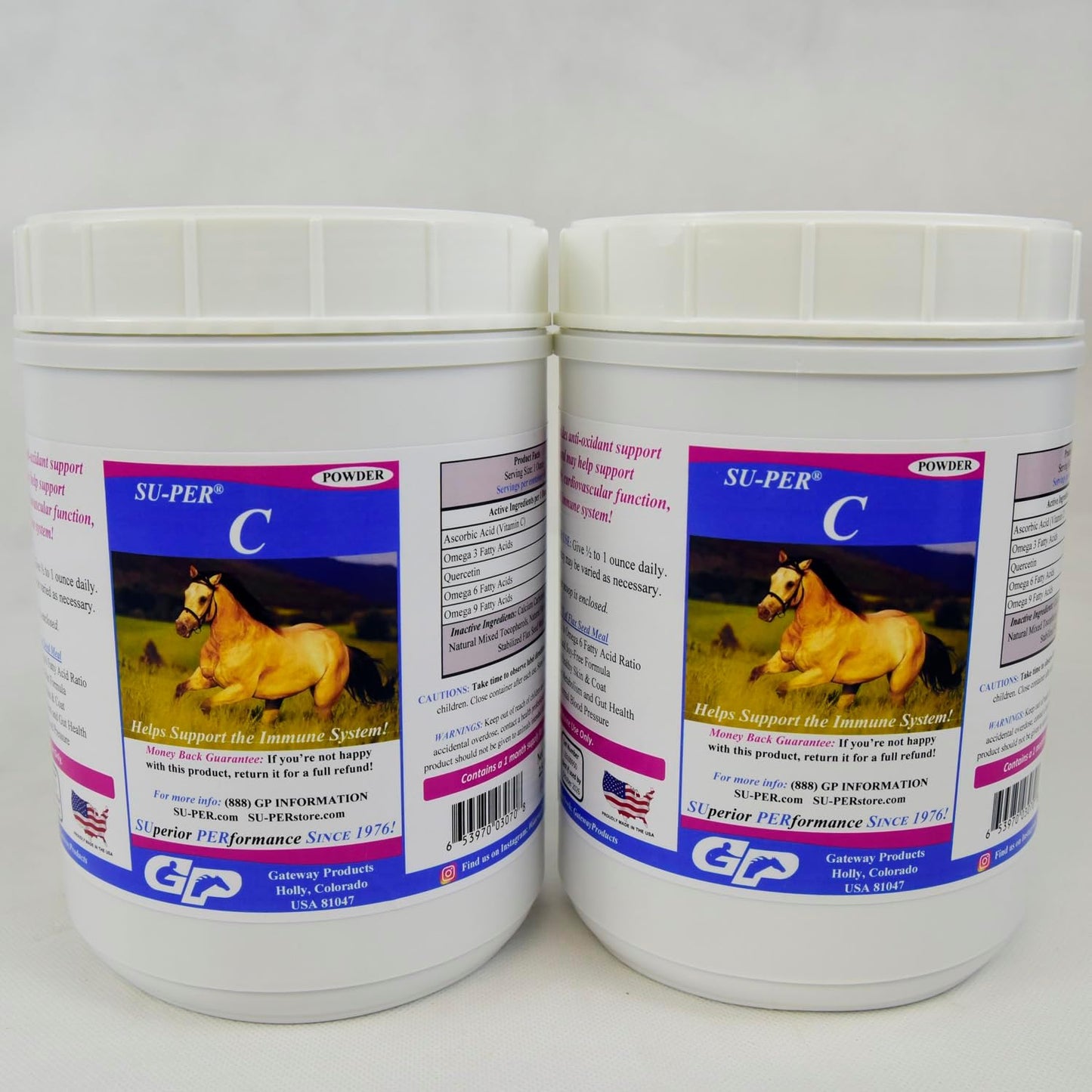 Equine Antioxidant & Immune Support Supplement with Vitamin C - Horse Vitamins & Minerals - 5 Pounds Total