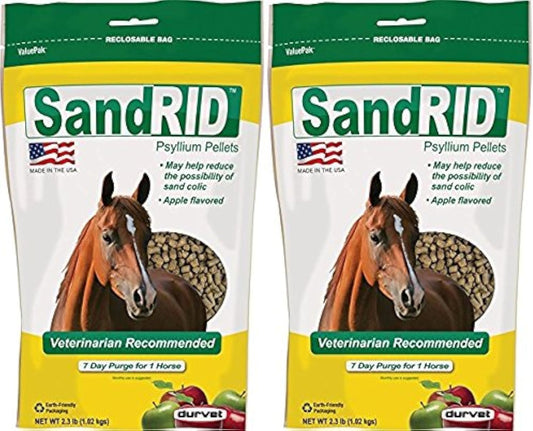 Equine Durvet Sandrid Psyllium Pellets Value Pack - Digestive Health Support