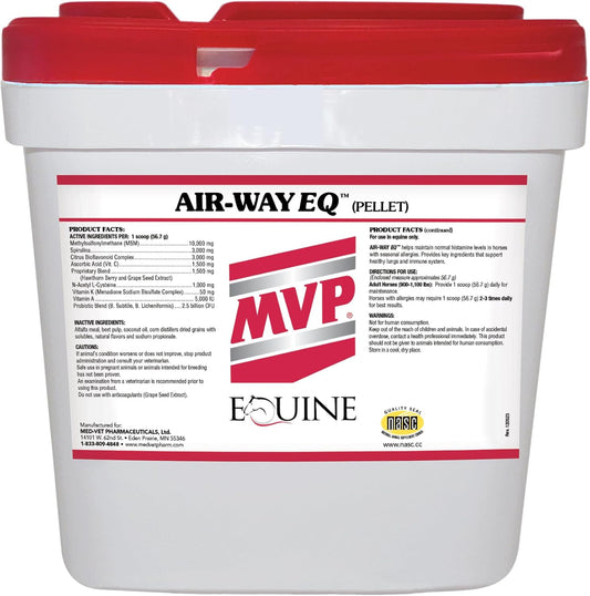 Equine Lung Support Supplement (20lb) for Healthy Respiratory Function and Allergy Relief